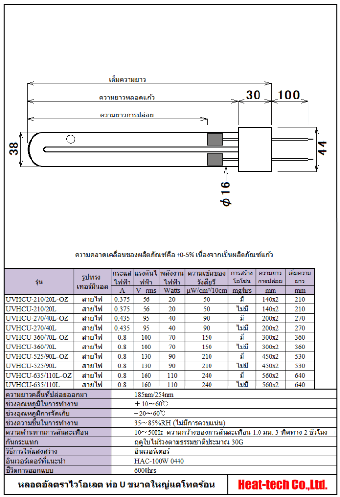 หลอดอัลตราไวโอเลต - การฉายรังสีอัลตราไวโอเลตและการสร้างโอโซน